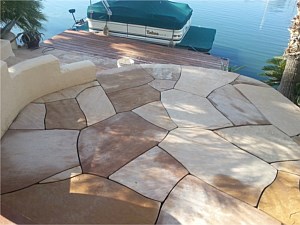 Travertine, Stone and Slate Hardscapes